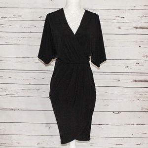 half black half white dress asos